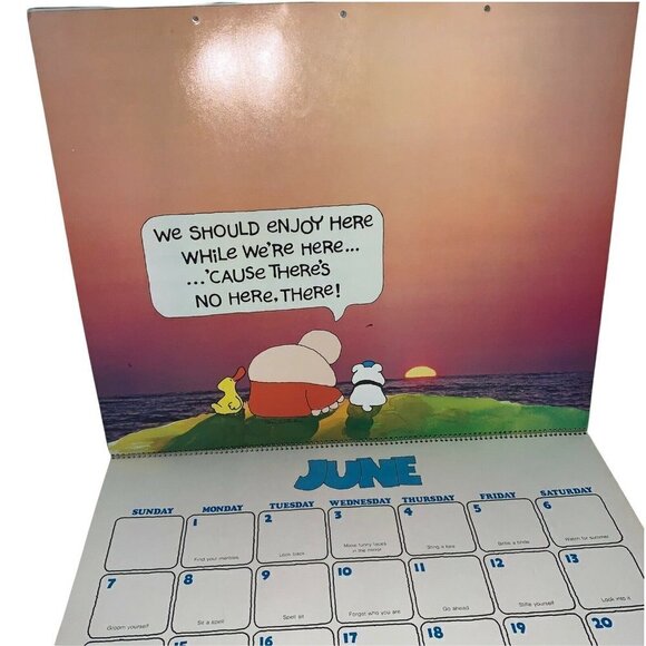 Vintage 1980-1981 Ziggy 16-months Poster Calendar 16 x 19 inch Posters - Picture 5 of 8